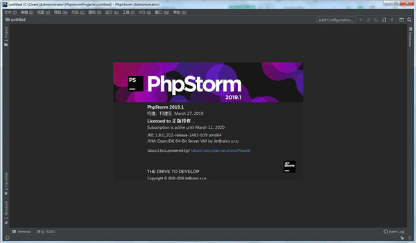 phpstorm 2019中文破解版