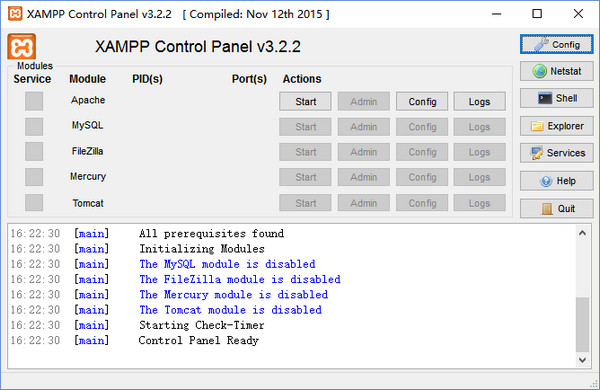 XAMPP(建站集成软件)中文官方版