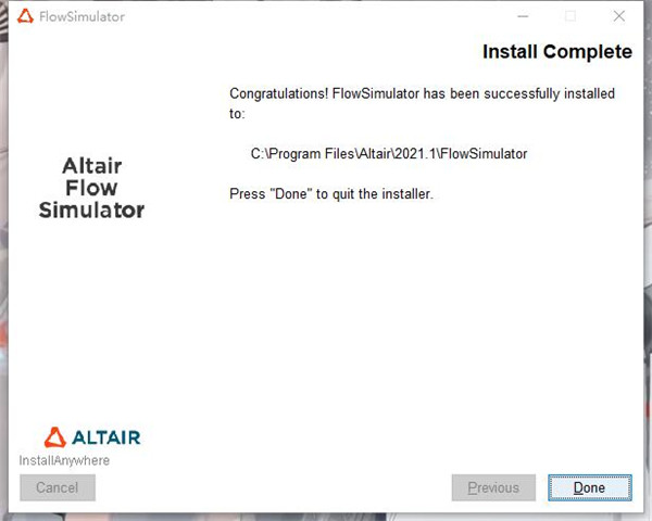 Altair Flow Simulator 2021破解版