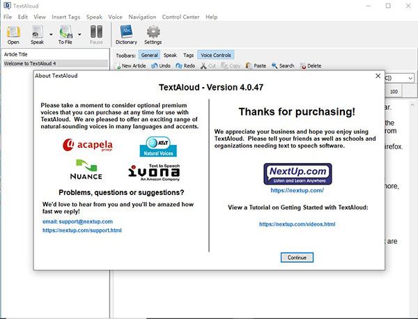 NextUp TextAloud破解版
