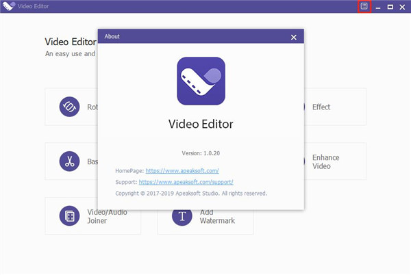 Apeaksoft Video Editor破解版