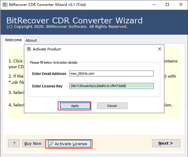 BitRecover CDR Converter Wizard破解版