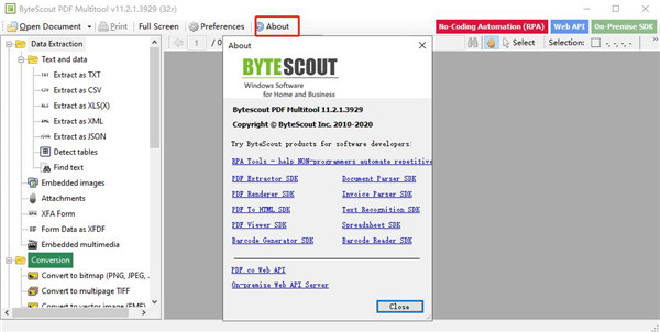 ByteScout PDF Multitool注册码