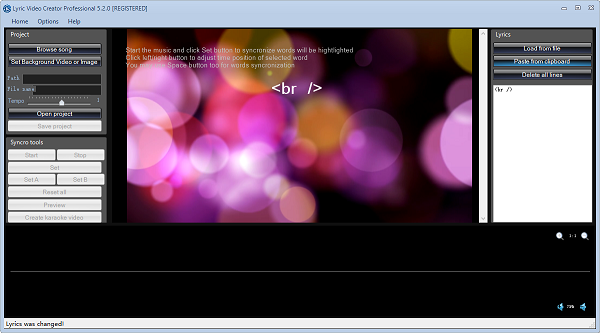 Lyric Video Creator破解版
