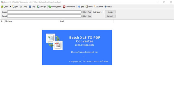 Batch XLS to PDF Converter破解版