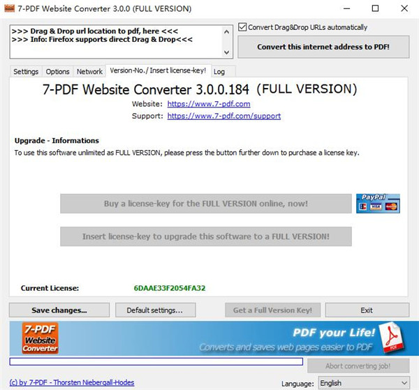 7-PDF Website Converter破解版