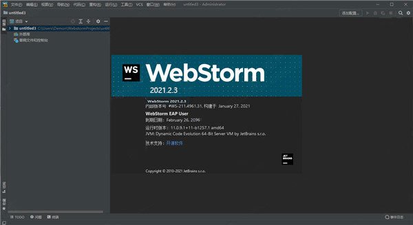 webStorm2021.2绿色版