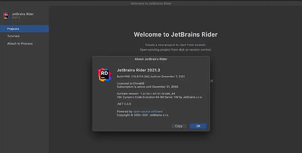 JetBrains Rider 2021.3中文破解版 