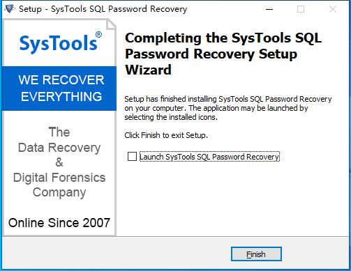 SysTools SQL Password Recovery破解版