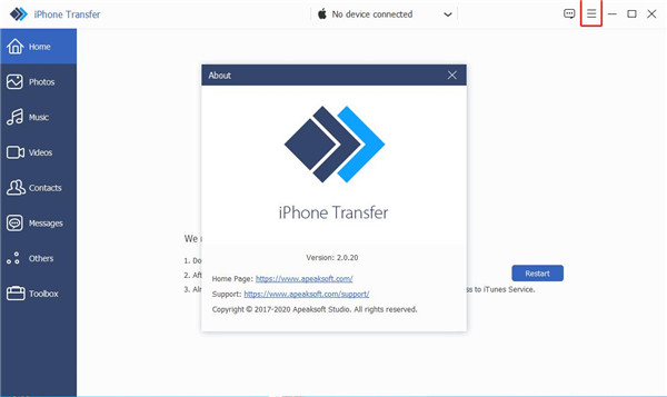 Apeaksoft iPhone Transfer破解版