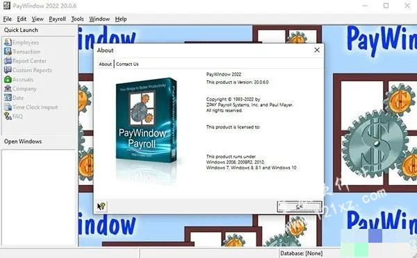 Zpay PayWindow Payroll System 2022破解版