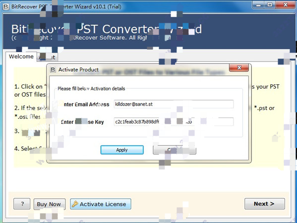 BitRecover PST Converter Wizard破解版