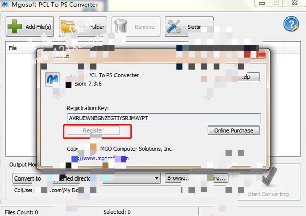 Mgosoft PCL To PS Converter破解版