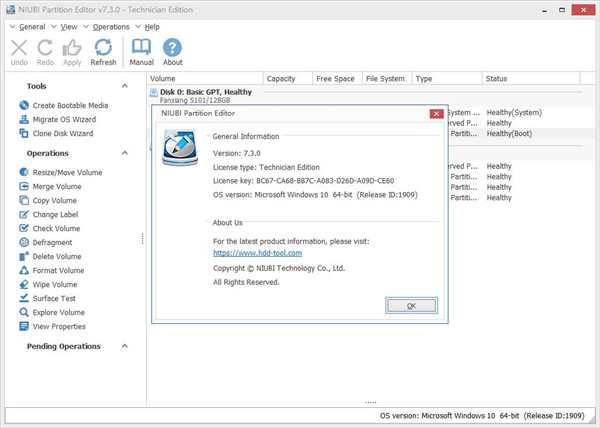 NIUBI Partition Editor Technician Edition破解版