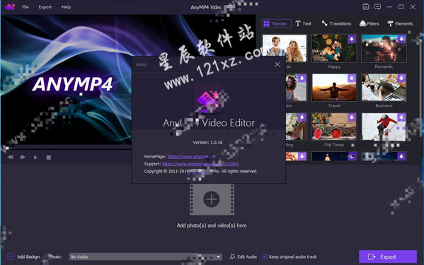 AnyMP4 Video Editor破解版