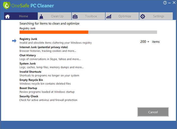 OneSafe PC Cleaner破解版